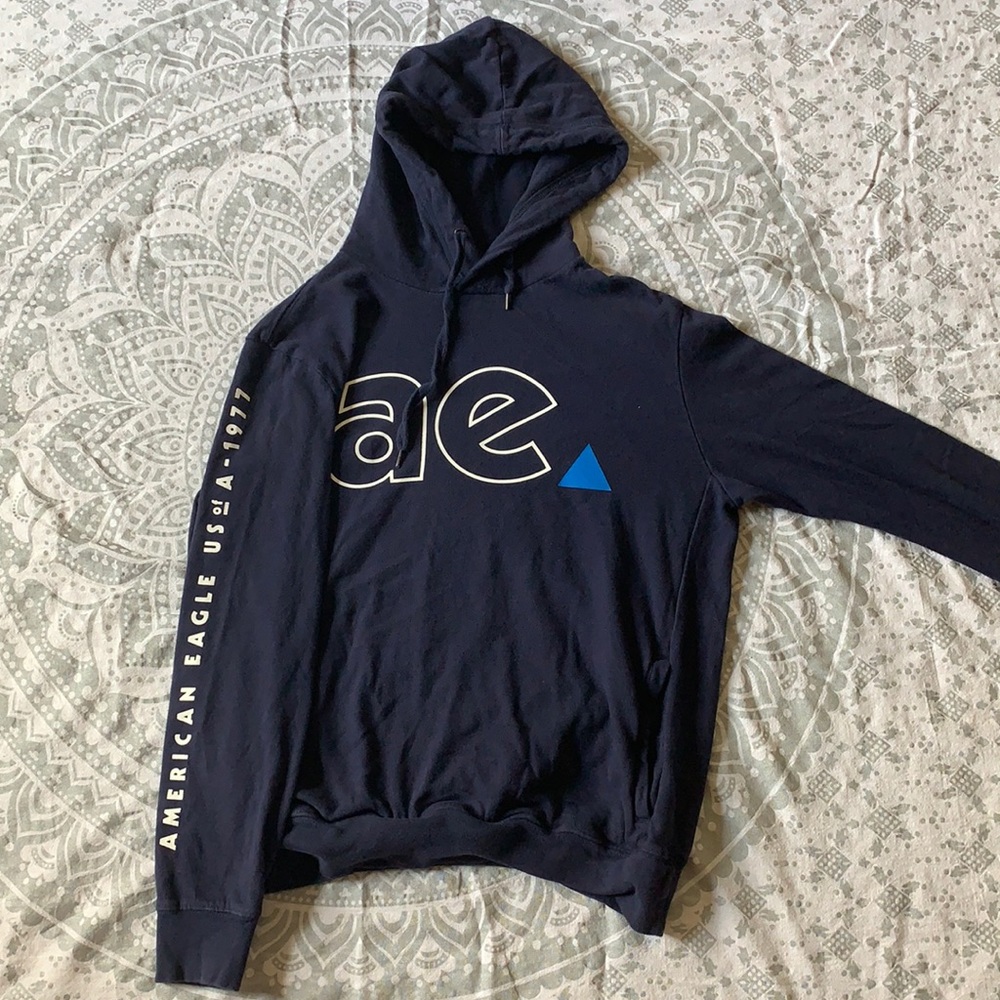American Eagle Navy Blue Men’s Hoodie